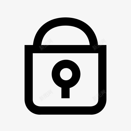 安全性锁定密码图标svg_新图网 https://ixintu.com wijicon用户界面元素 安全性 密码 用户界面 锁定