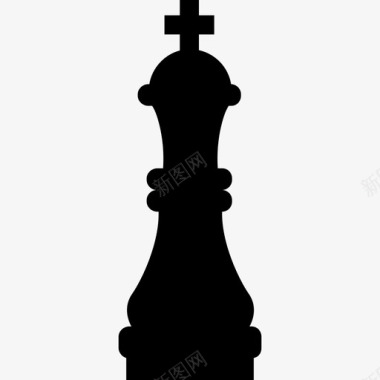 国王国际象棋图标图标