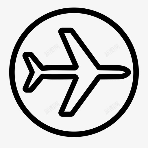 飞机在圆圈里划飞机天空图标svg_新图网 https://ixintu.com 天空 飞机 飞机在圆圈里划
