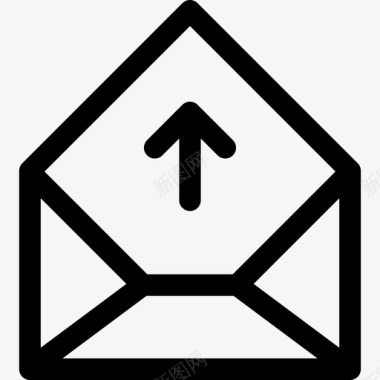 电子邮件发件箱界面最小界面和web图标图标