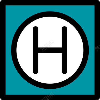 酒店标志标志线性假日元素图标图标