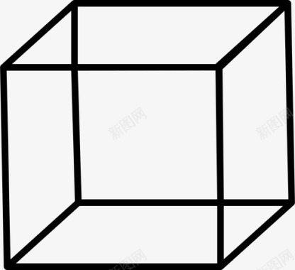 立方体块长方体图标图标