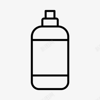 液体肥皂杂务清洁图标图标