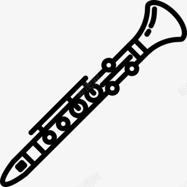 单簧管音乐音乐节图标图标