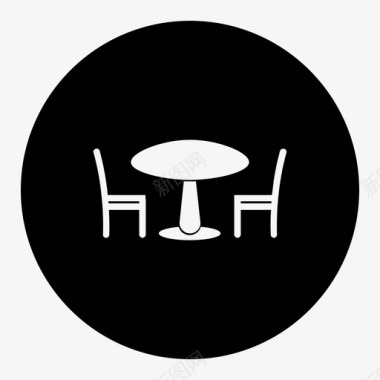 桌椅家具餐厅图标图标