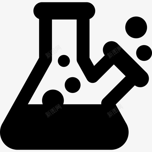 烧瓶教育化学实验室图标svg_新图网 https://ixintu.com 化学实验室 教育 烧瓶