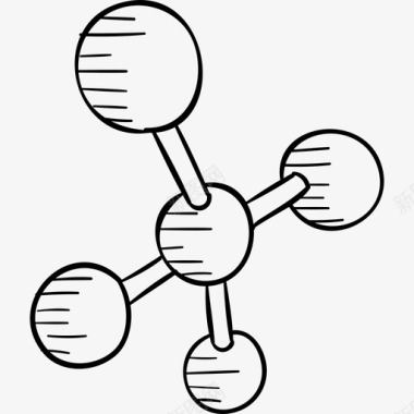 科学学校手工制作黑色图标图标