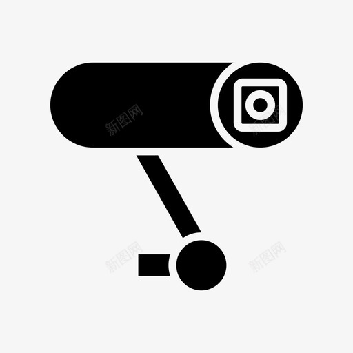 闭路电视摄像头监控图标svg_新图网 https://ixintu.com 安全 摄像头 监控 闭路电视 隐私