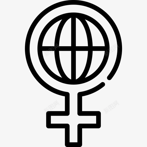 女性女性节元素直系图标svg_新图网 https://ixintu.com 女性 女性节元素 直系