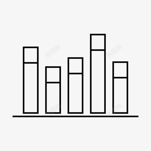 图表演示条形图级别图标svg_新图网 https://ixintu.com 会议 图表演示 条形图 级别 项目管理