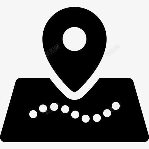 定位地图地图和位置填充图标svg_新图网 https://ixintu.com 地图和位置填充 定位地图