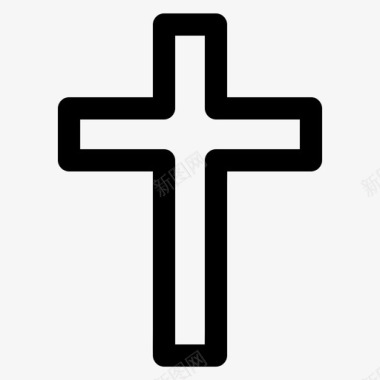 基督教十字架耶稣图标图标