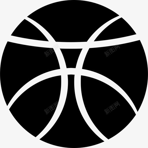 球篮篮球图标svg_新图网 https://ixintu.com 球 篮 篮球 运动