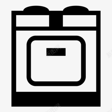 煤气灶电器炊具图标图标