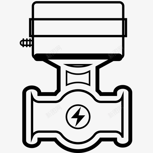 电动阀svg_新图网 https://ixintu.com 电动阀