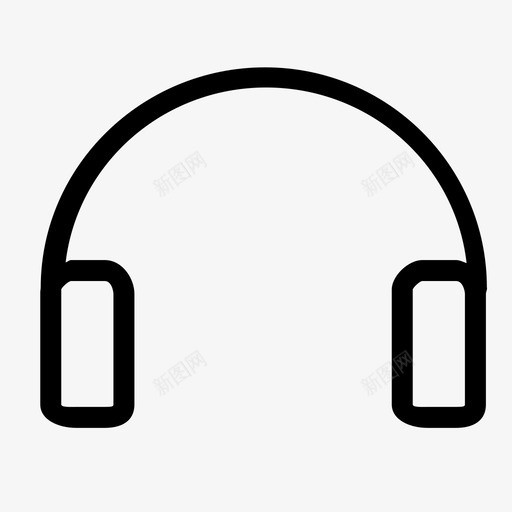 earsvg_新图网 https://ixintu.com ear 耳机 填充 线性 扁平 简约 多色 圆润