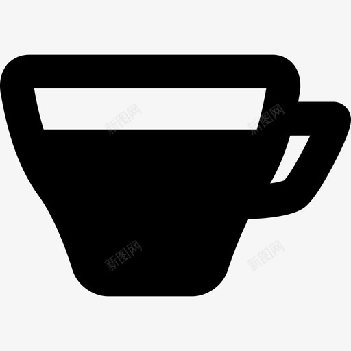 咖啡杯食物一杯咖啡图标svg_新图网 https://ixintu.com 一杯咖啡 咖啡杯 食物