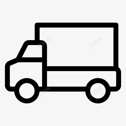 交货货物卡车图标svg_新图网 https://ixintu.com 交货 卡车 工具 货物