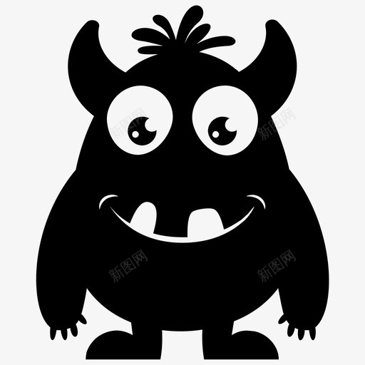 奥尼怪物怪物怪物怪物服装图标svg_新图网 https://ixintu.com 奥尼怪物 怪物怪物 怪物服装 怪物角色字形图标
