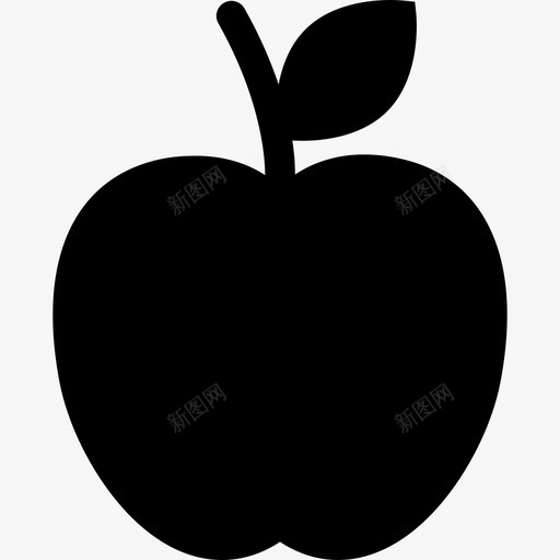 苹果食物健身和健康的生活方式图标svg_新图网 https://ixintu.com 健身和健康的生活方式 苹果 食物
