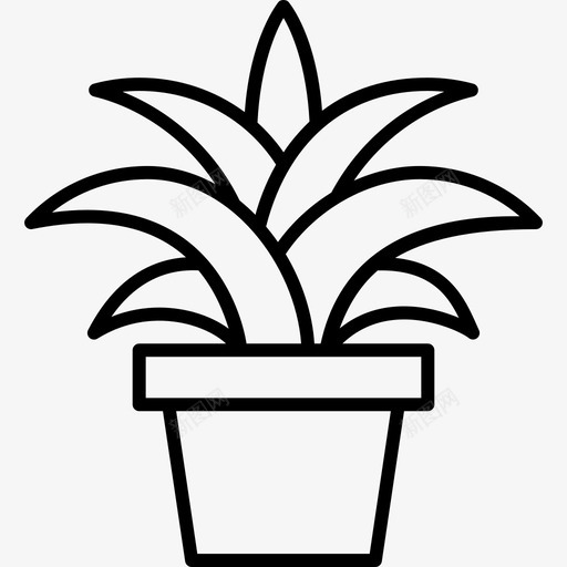 植物自然可爱的花园图标svg_新图网 https://ixintu.com 可爱的花园 植物 自然