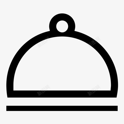 盘子盖饮料自助餐厅图标svg_新图网 https://ixintu.com 厨房用具 盘子盖 自助餐厅 食物 餐厅 饮料