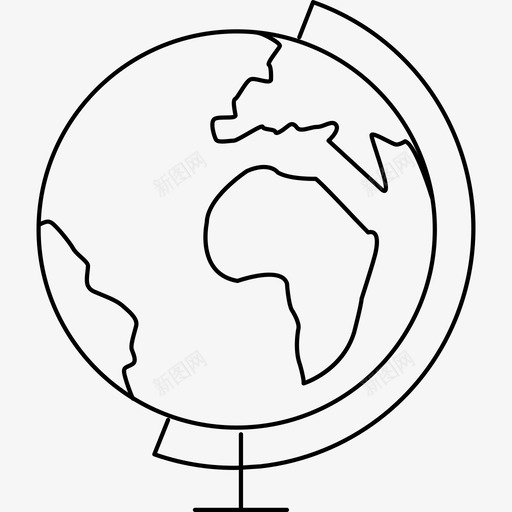 地球地球地球路面线性图标svg_新图网 https://ixintu.com 地球地球地球 线性 路面