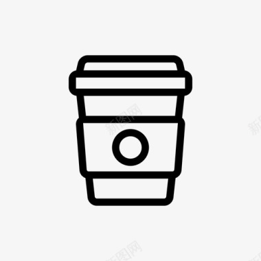 外卖咖啡美式咖啡卡布奇诺图标图标