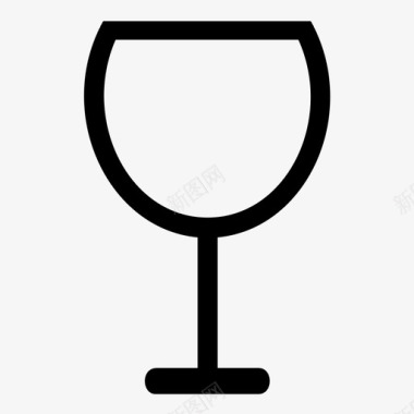 酒杯饮料自助餐厅图标图标