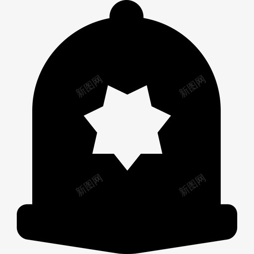 警帽时尚警局元素图标svg_新图网 https://ixintu.com 时尚 警局元素 警帽