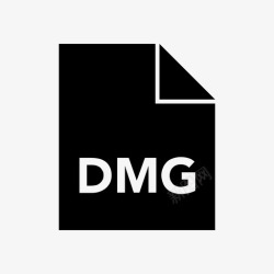 DMG文件格式文件格式glyph粗体dmg图标高清图片