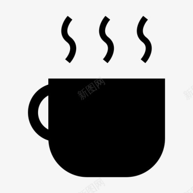 咖啡早餐咖啡休息图标图标