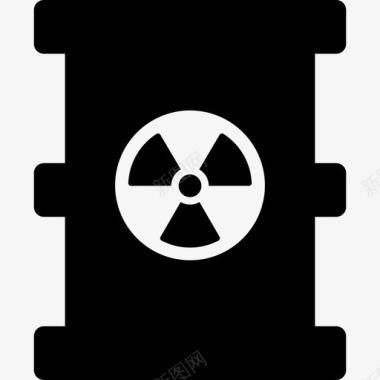 核废料技术工业建筑图标图标