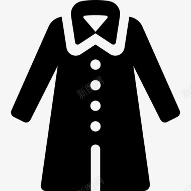 女性外套时尚服装偶像图标图标