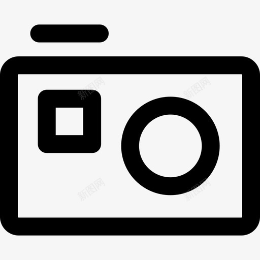照相摄像机多媒体设备图标svg_新图网 https://ixintu.com 多媒体设备 摄像机 照相 线性