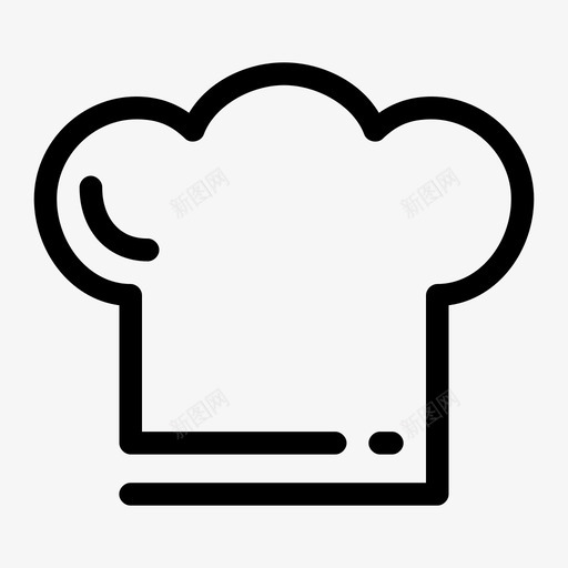 玩具厨师帽食物图标svg_新图网 https://ixintu.com 厨师帽 厨房 玩具 食物
