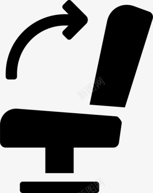 椅子俱乐部舒适图标图标