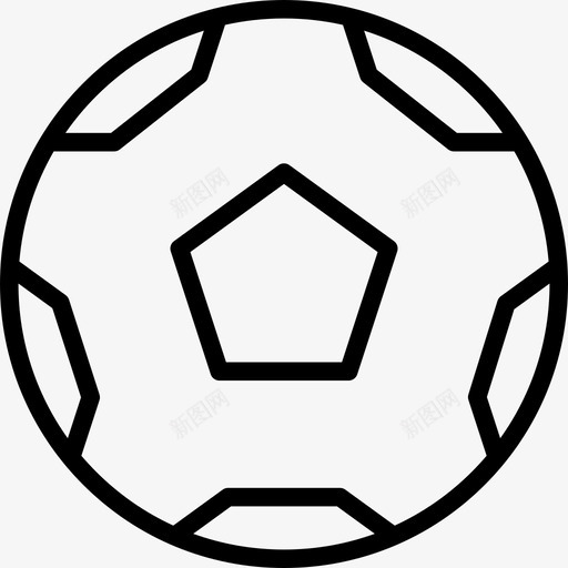 足球西班牙传统元素直线型图标svg_新图网 https://ixintu.com 直线型 西班牙传统元素 足球
