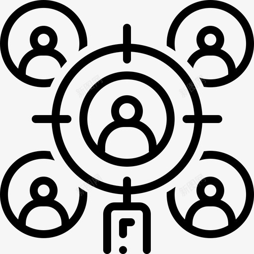 目标受众检查表团队图标svg_新图网 https://ixintu.com 团队 检查表 目标受众