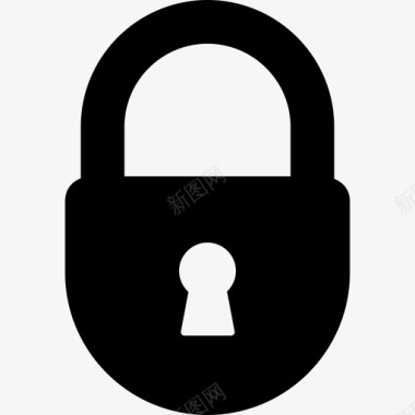 锁安全钥匙组图标图标