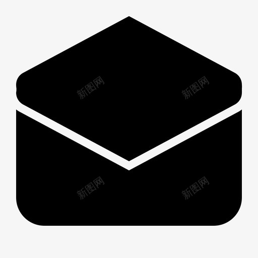 打开邮件通信文件图标svg_新图网 https://ixintu.com 信件 打开邮件 文件 文件和文件 通信