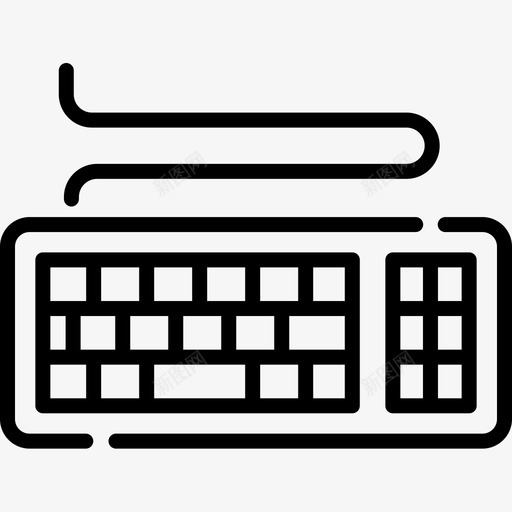 线性集合键盘工具图标svg_新图网 https://ixintu.com 线性集合 键盘工具
