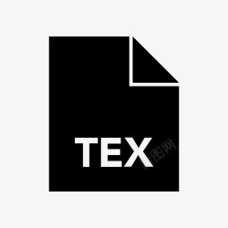 特克斯tex文件文件格式glyph粗体interface图标高清图片