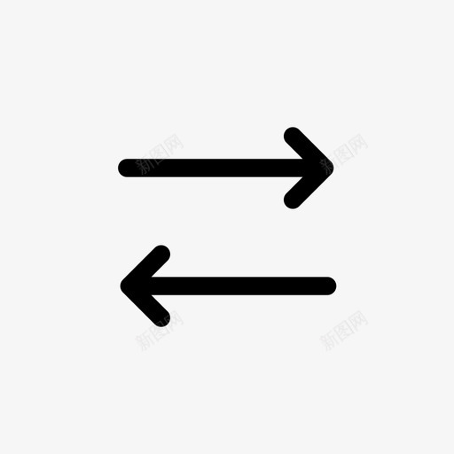 反转后退跳跃图标svg_新图网 https://ixintu.com 反转 后退 应用程序 翻转 跳跃