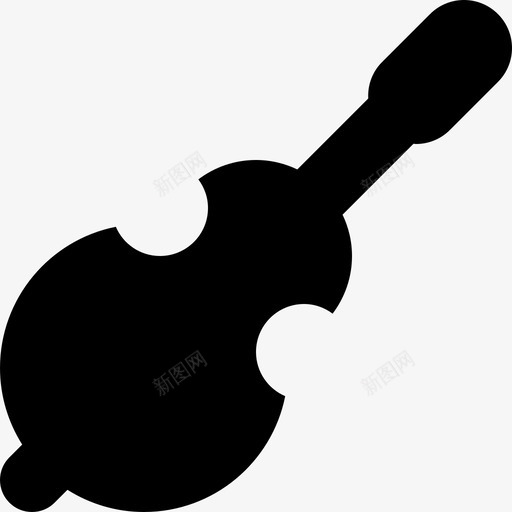 小提琴音乐音乐控制面板图标svg_新图网 https://ixintu.com 小提琴 音乐 音乐控制面板