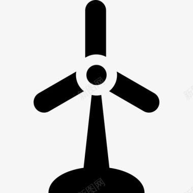 风力发电厂图标图标