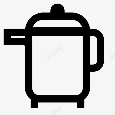 茶壶饮料厨房图标图标