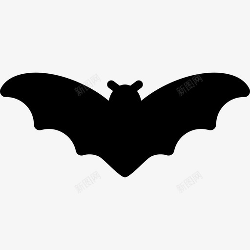 蝙蝠动物万圣节派对图标svg_新图网 https://ixintu.com 万圣节派对 动物 蝙蝠
