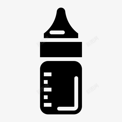 婴儿奶瓶婴儿奶婴儿固体图标svg_新图网 https://ixintu.com 婴儿固体 婴儿奶 婴儿奶瓶