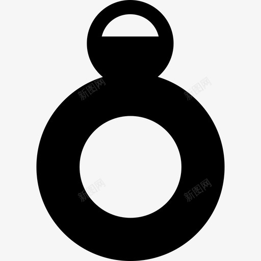 钻戒形状情人节填充物图标svg_新图网 https://ixintu.com 形状 情人节填充物 钻戒
